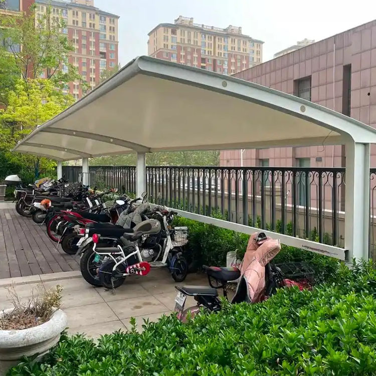 叶县膜结构电动车棚